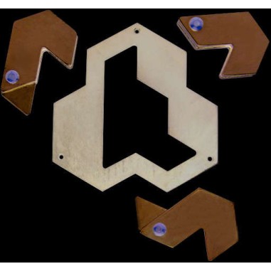 Hexagone - Cast Puzzle - Jeux classiques - Casse-têtes - Hanayama