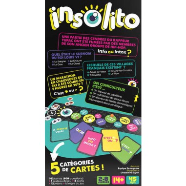 Insolito - Jeux de société - Zenagame