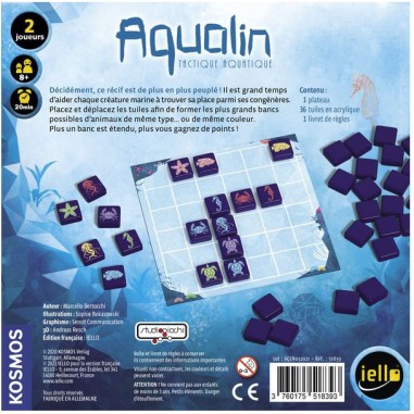 Aqualin - Jeu de Réflexion - Deux Joueurs - Iello