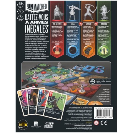Unmatched - Combats de Légende Volume 1 - Jeux de société - Iello