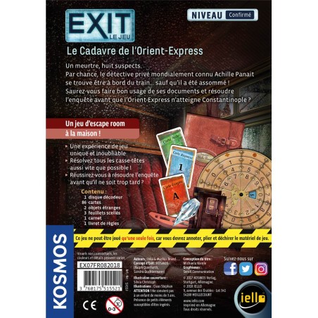 Exit Le Cadavre de l'Orient Express - Jeu de société - Iello