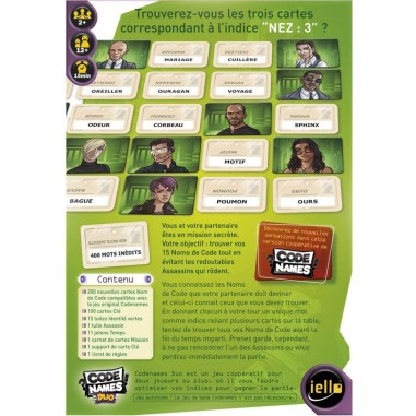 Codenames Duo - Jeu de société Esprit Jeu - Iello