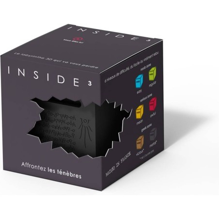 Cube INSIDE3 - Mortal Phantom Cthulhu Noir - Labyrinthe 3D - Casse-têtes