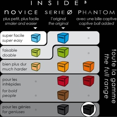 Cube INSIDE3 - Mortal Phantom Cthulhu Noir - Labyrinthe 3D - Casse-têtes