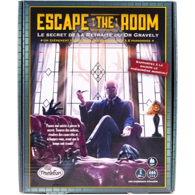 Escape The Room: Le Secret de la Retraite du Dr Gravely - Jeu de société - Thinkfun