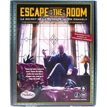 Escape The Room: Le Secret de la Retraite du Dr Gravely - Jeu de société - Thinkfun