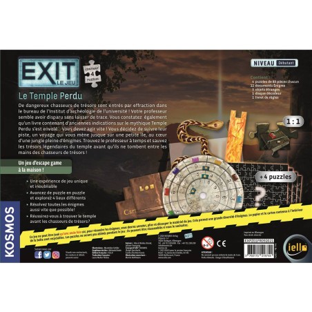 Exit Puzzle: Le Temple Perdu - Jeux de société - Iello