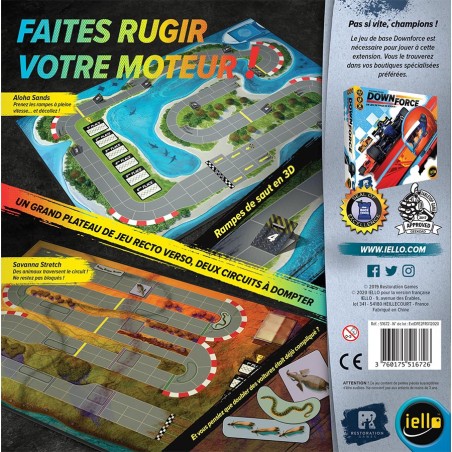 Downforce: Extension Courses Sauvages - Jeux de société - Iello