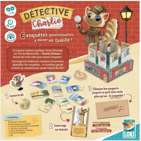 Détective Charlie - Jeu d'Enquête - Loki