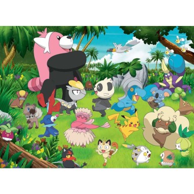 Puzzle 300 pièces xxl : pokémon sauvages - Ravensburger