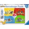 Puzzle Pokémon : Les Différents Types de Pokémon - 150 pièces Xxl - Ravensburger