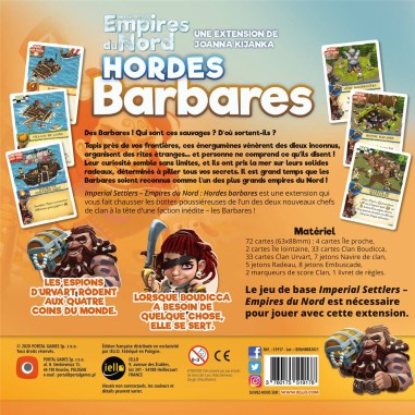 Imperial Settlers : Empires du Nord - Hordes Barbares - Jeux de société - Iello