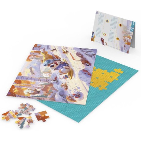 Puzzle + - Loki fait de la Luge - Loki - Jeux enfants - Iello
