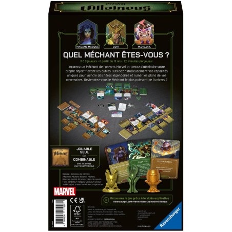 Villainous - Marvel: Le Pouvoir du Mensonge - Ravensburger - Jeuxsociété