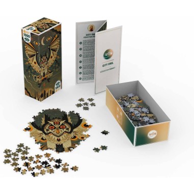 Puzzle Universe 1000 pcs - City Owl - Un jeu - Iello