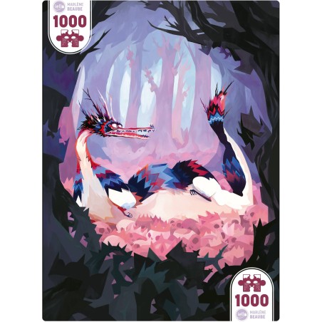 Puzzle Universe 1000 pcs - Dragon After Meal - Iello