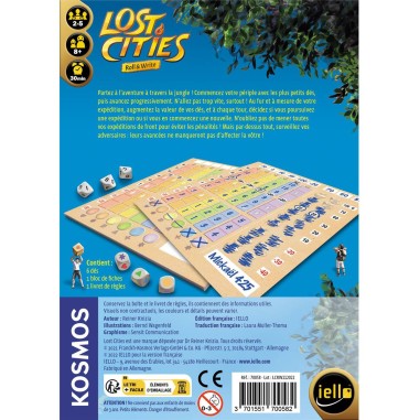 Lost Cities : Roll & Write - Jeux de société - Iello