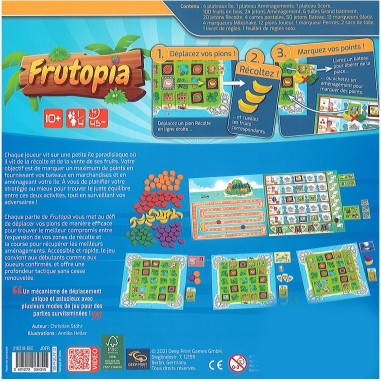 Frutopia - Jeu de gestion et de stratégie - Gigamic