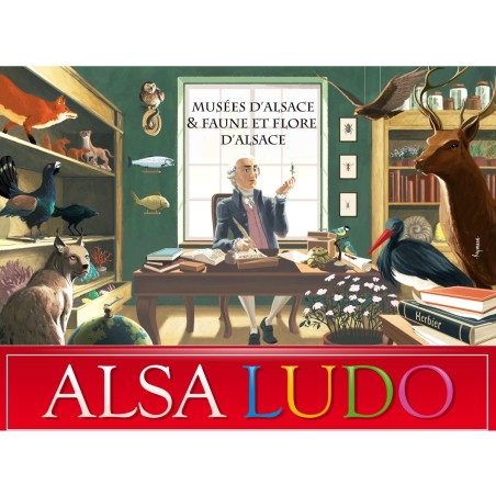 Alsa Ludo Musées d’Alsace & Faune et flore d’Alsace - Jeu de société - Multifaces Editions
