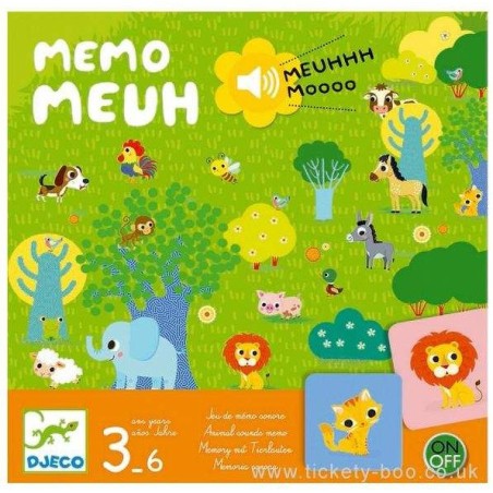 Memo Meuh - Jeux de société Enfants - Djeco