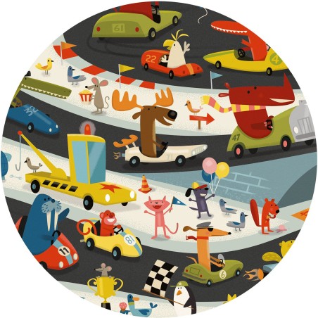 Puzzle Observation : Rallye Automobile – 54 Pièces - Jeux enfants - Djeco