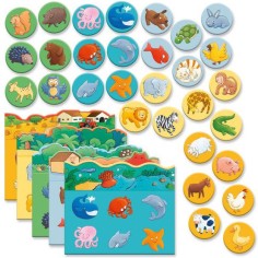 Loto des animaux 30 pièces - jeu éducatif enfant - Djeco 2