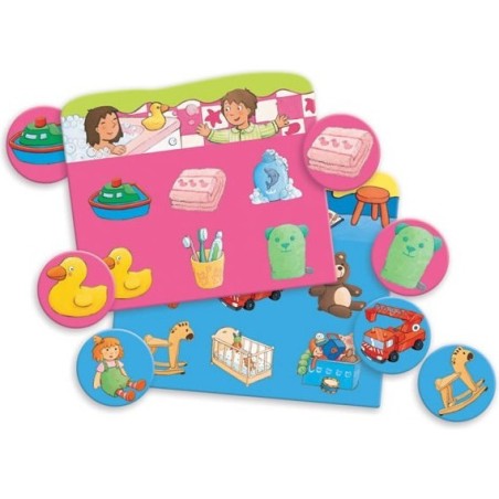 Loto de la maison 30 pièces - jeu éducatif enfant - Djeco