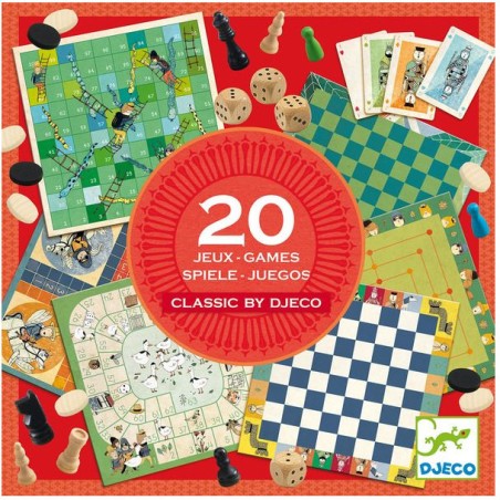 Classic box boîte de 20 jeux - Un jeu - Djeco