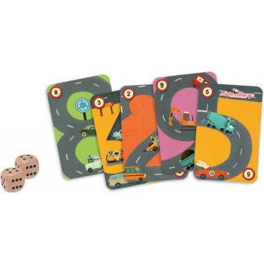 Rallye - jeu de carte de calcul - Djeco