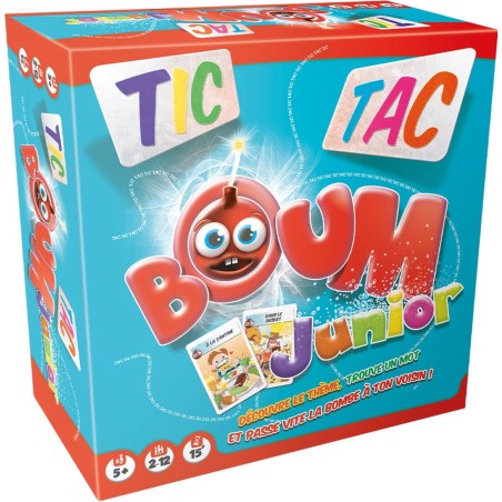 Tic tac boum junior - jeu d'ambiance et de rapidité - Asmodée