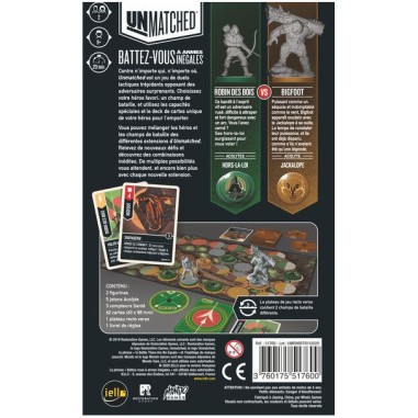 Unmatched: Robin des Bois vs Bigfoot - Jeux de société - Iello