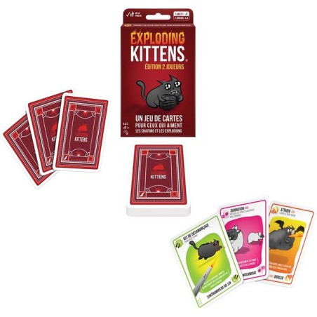 : édition 2 joueurs - Jeux de société - Exploding Kittens