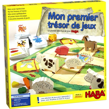 Mon premier trésor de jeux - La grande selection de jeux - Jeu de société - Haba