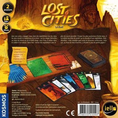Lost Cities - Le Duel - Ex Cités Perdues - Jeux à deux - Iello