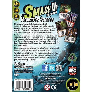 Smash Up - Monstres Sacrés - Jeu de société - Iello