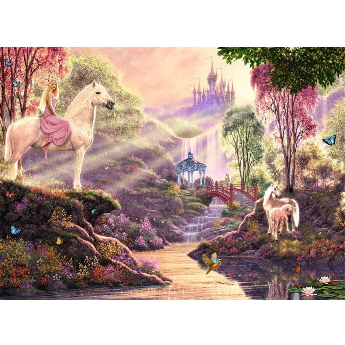 Puzzle phosphorescent - La forêt magique (100 pièces)