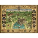 Puzzle Harry Potter La Carte de Poudlard Minalima - 1500 pièces - Ravensburger