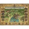 Puzzle Harry Potter La Carte de Poudlard Minalima - 1500 pièces - Ravensburger