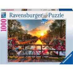 Ravensburger - Puzzle -1000p : Vélos à Amsterdam