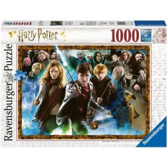 Puzzle 1000 pièces : harry potter et les sorciers - Ravensburger