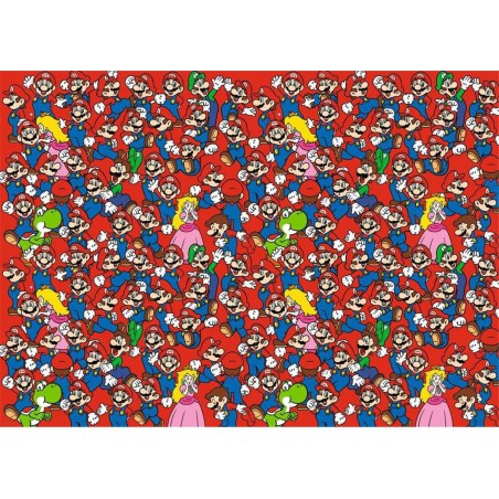 Puzzle 1000 pièces : challenge puzzle : super mario bros - Ravensburger
