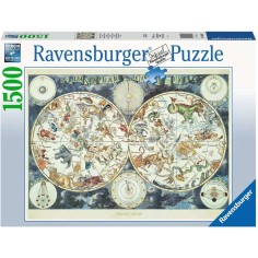 Puzzle Mappemonde des Animaux Fantastiques - 1500 pièces - Puzzle - Ravensburger