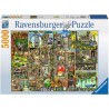 Puzzle 5000 pièces : Ville bizarre, Colin Thompson - Ravensburger