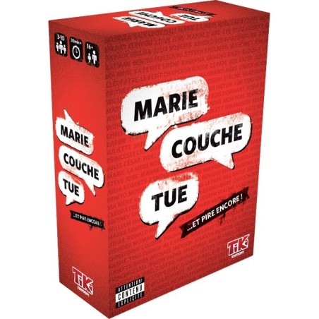 Marie Couche Tue - Jeu de société - Inc. - Tiki Editions