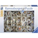 Puzzle 5000 pièces : Plafond de la chapelle Sixtine - Ravensburger