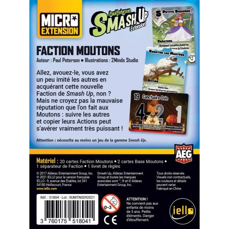 Smash Up : Faction Moutons - Micro Extension - Jeux de société - Iello