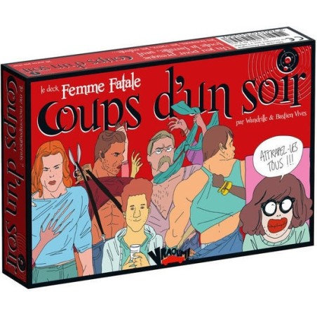 Coups d'un Soir - Deck Femme Fatale - Jeu de société - l - Vraoum