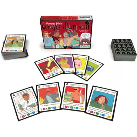 Coups d'un Soir - Deck Femme Fatale - Jeu de société - l - Vraoum