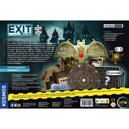 Exit Puzzle - Le Château Lugubre - Jeu d'Énigmes - Iello