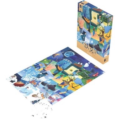 Puzzle Dixit Blue Mishmash - 1000 pièces - Puzzle - Asmodée